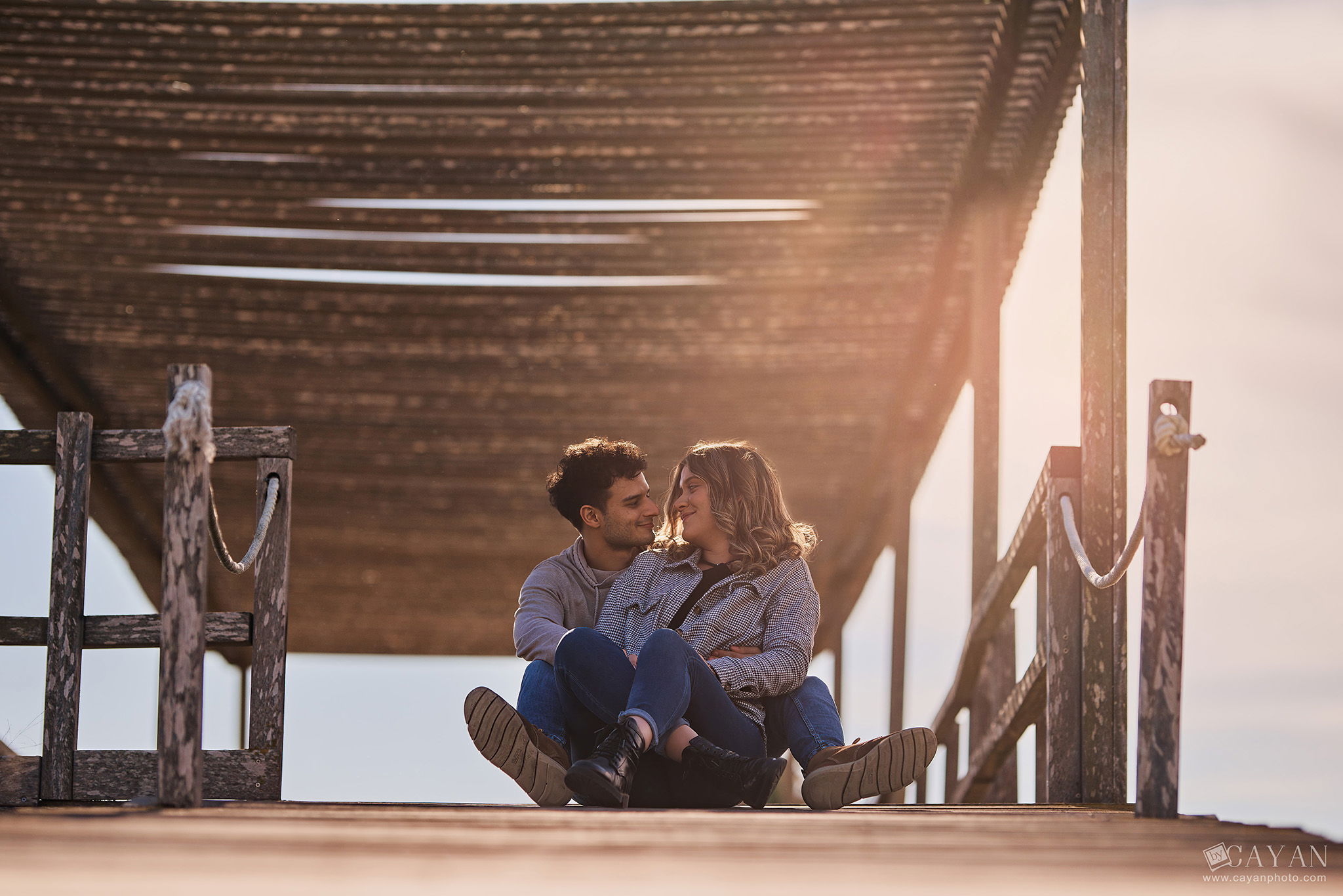 With Robson and Maria