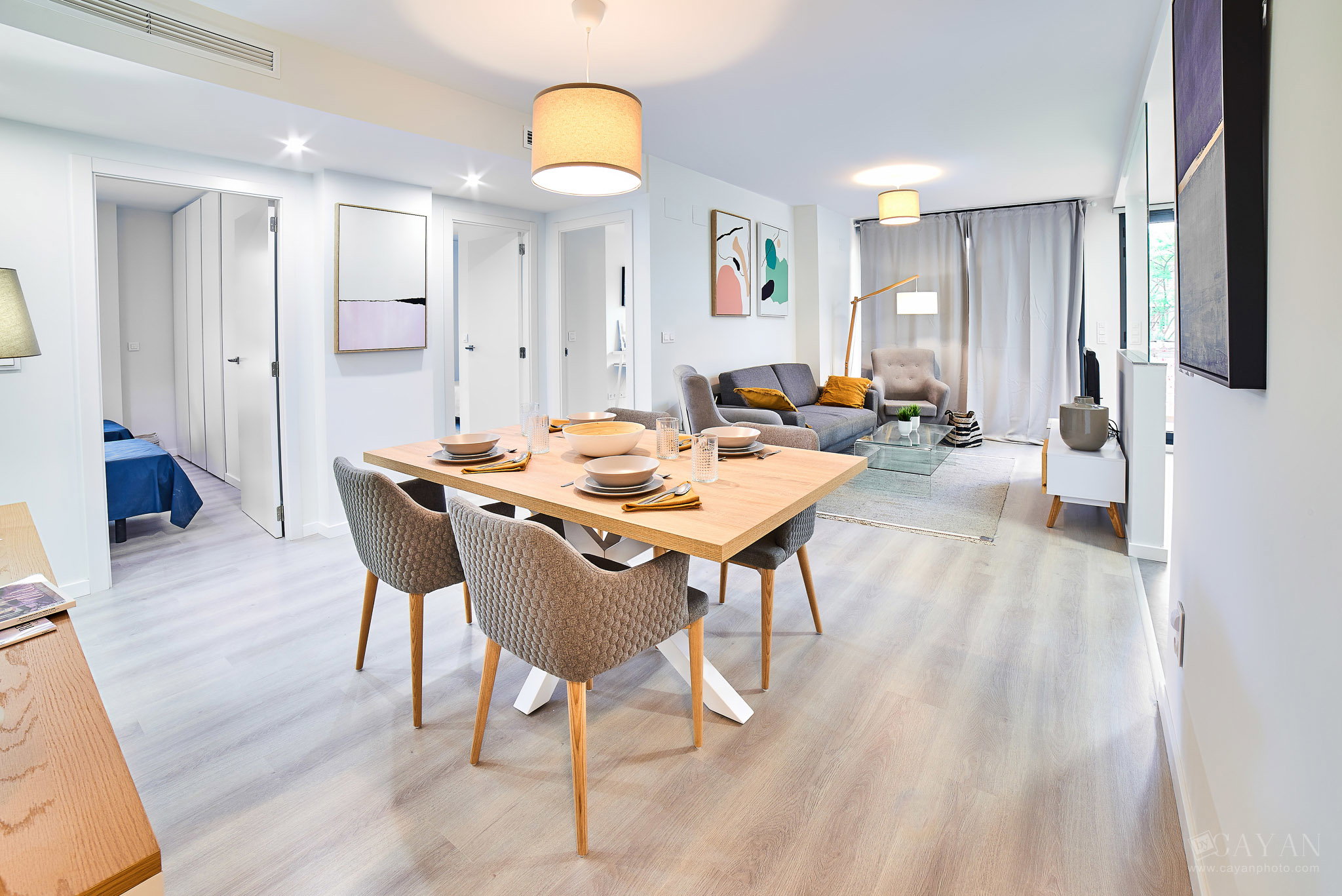 Work planned for commercial premises, companies and real estate products.