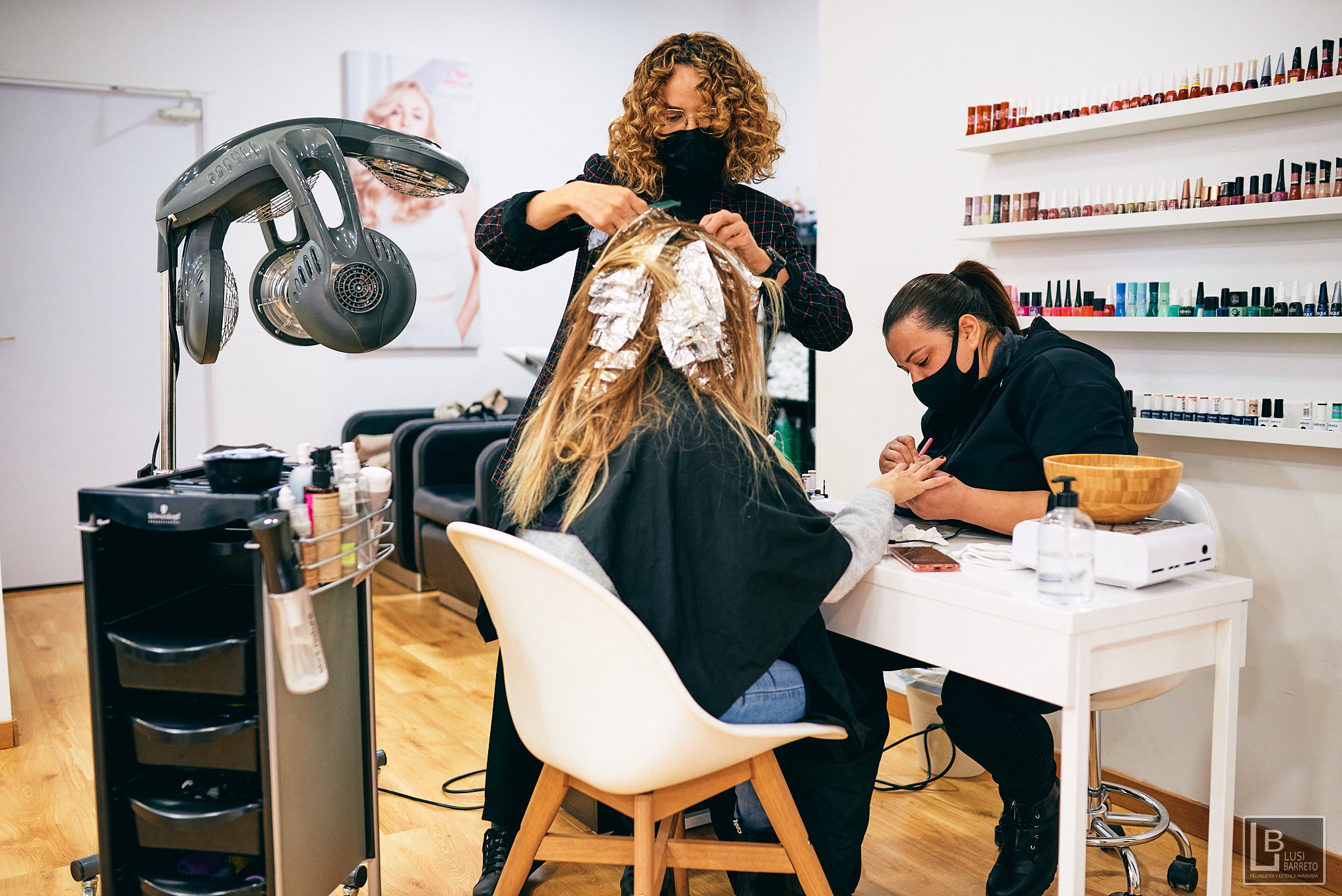 Promotion work for the Luis Barreto beauty center