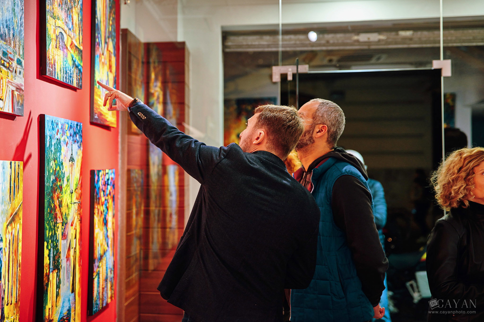 Opening and advertising material of the Leonid Afremov Art Gallery