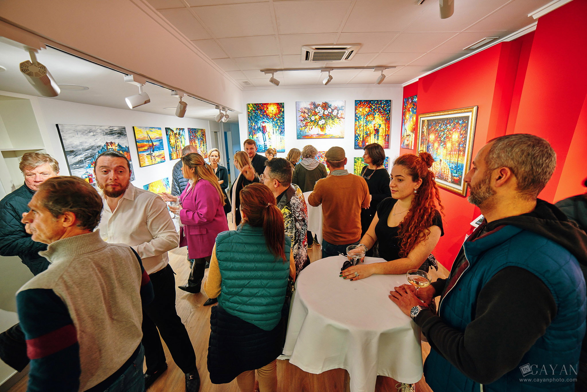 Opening and advertising material of the Leonid Afremov Art Gallery