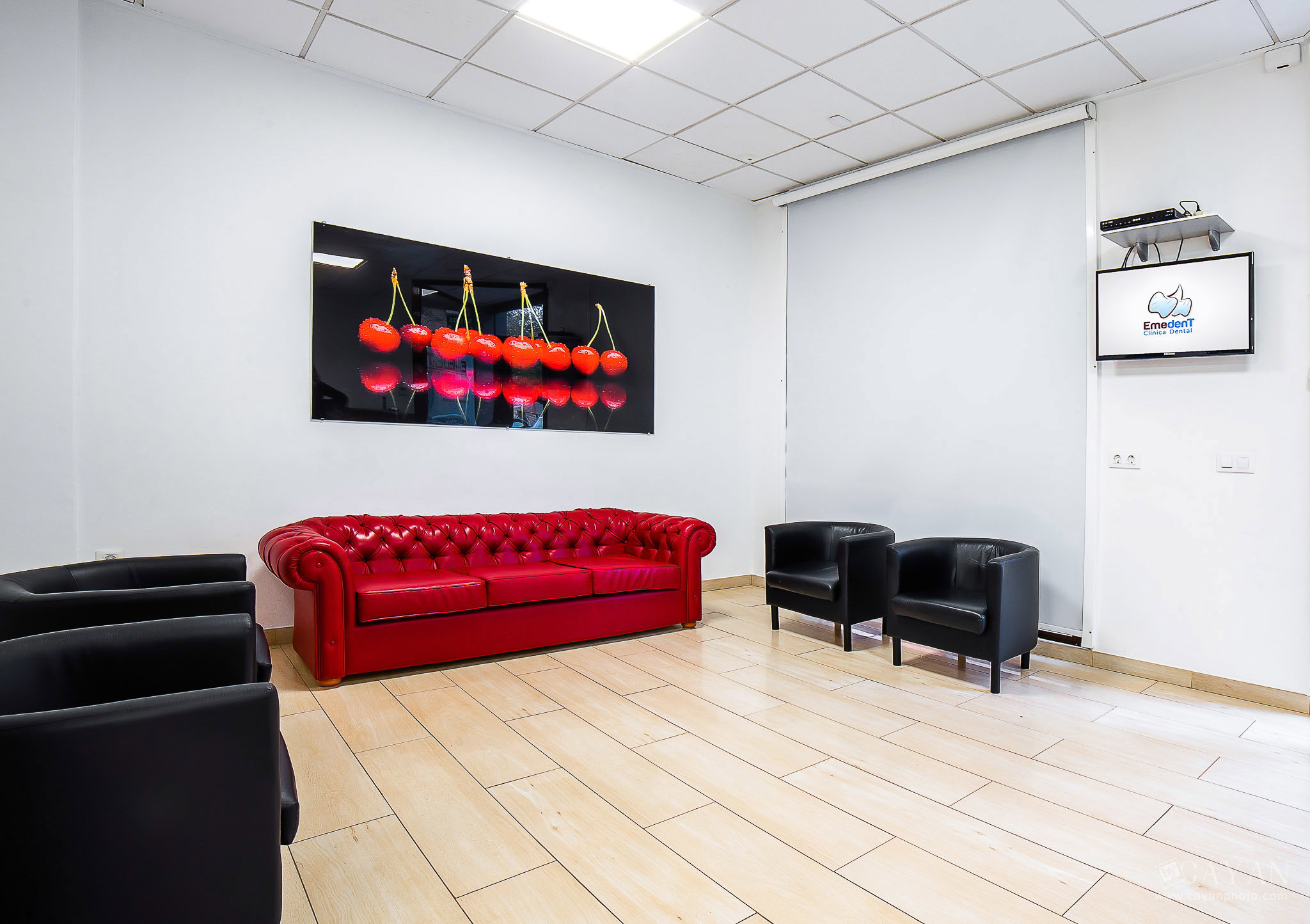 Advertising material for EMEDENTE Dental Clinic