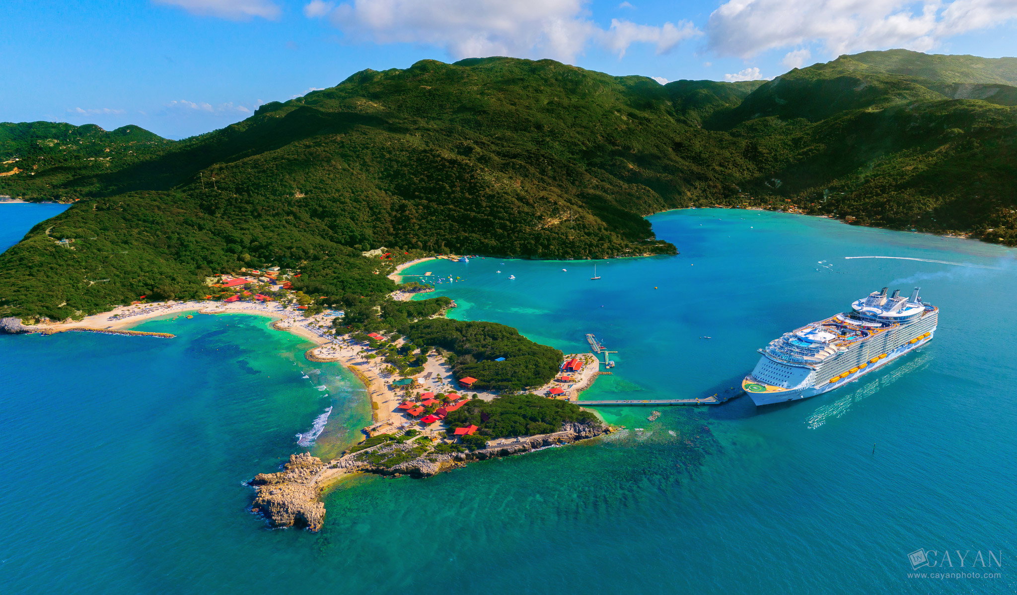 Advertising material for the Symphony of the Seas cruise