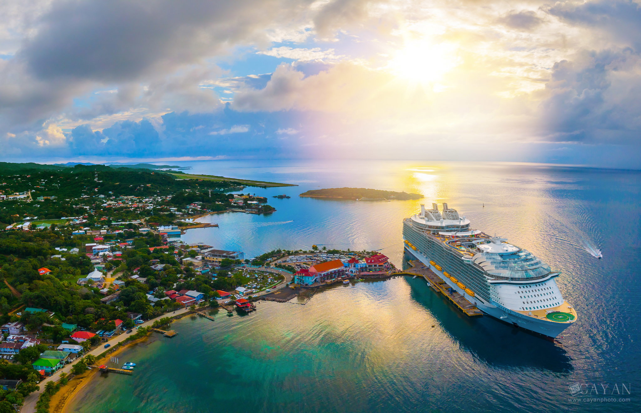 Advertising material for the Symphony of the Seas cruise