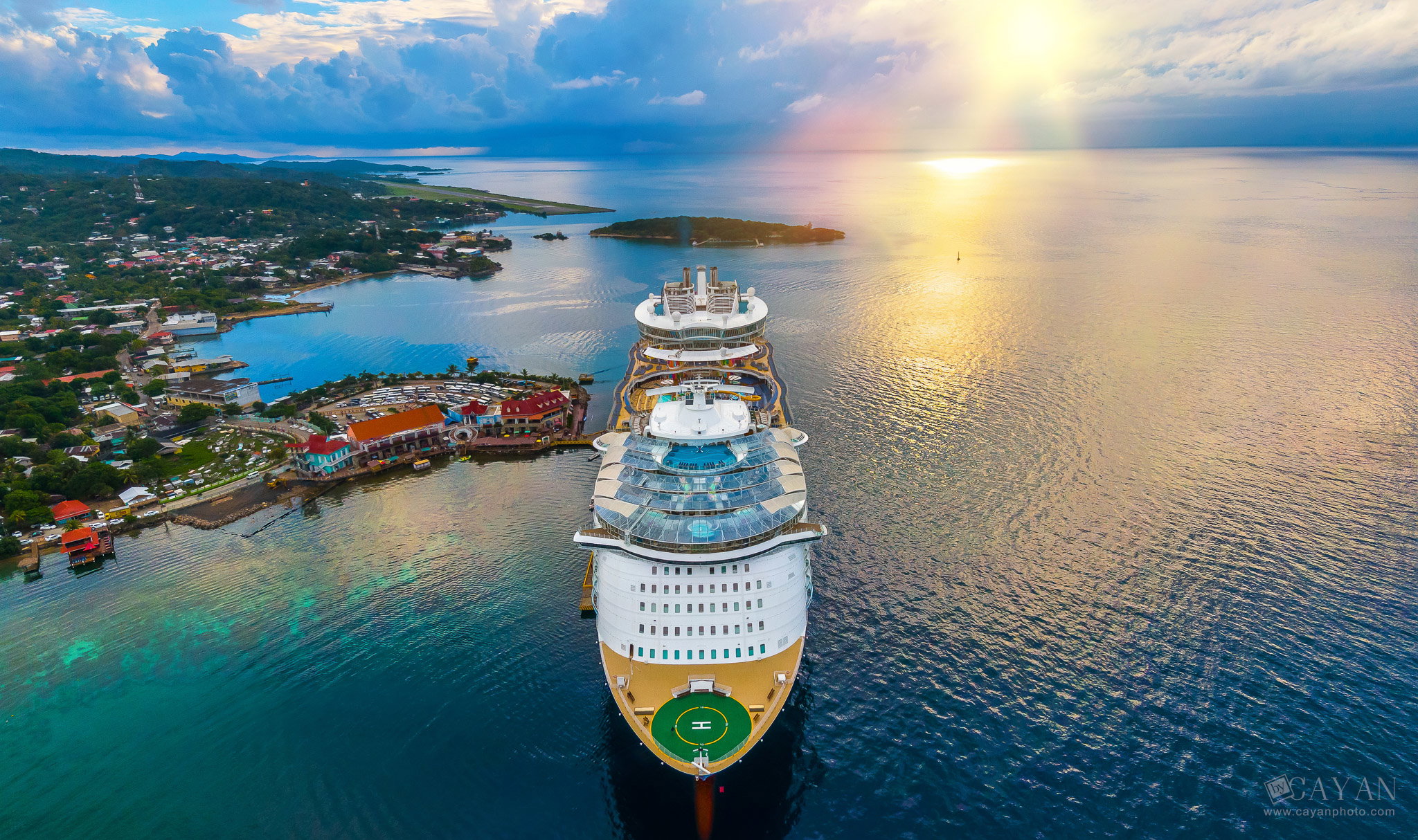 Advertising material for the Symphony of the Seas cruise