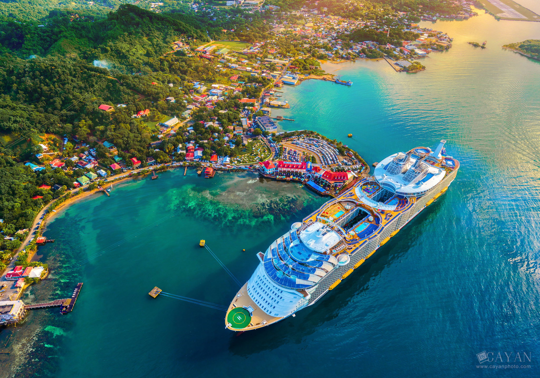 Advertising material for the Symphony of the Seas cruise