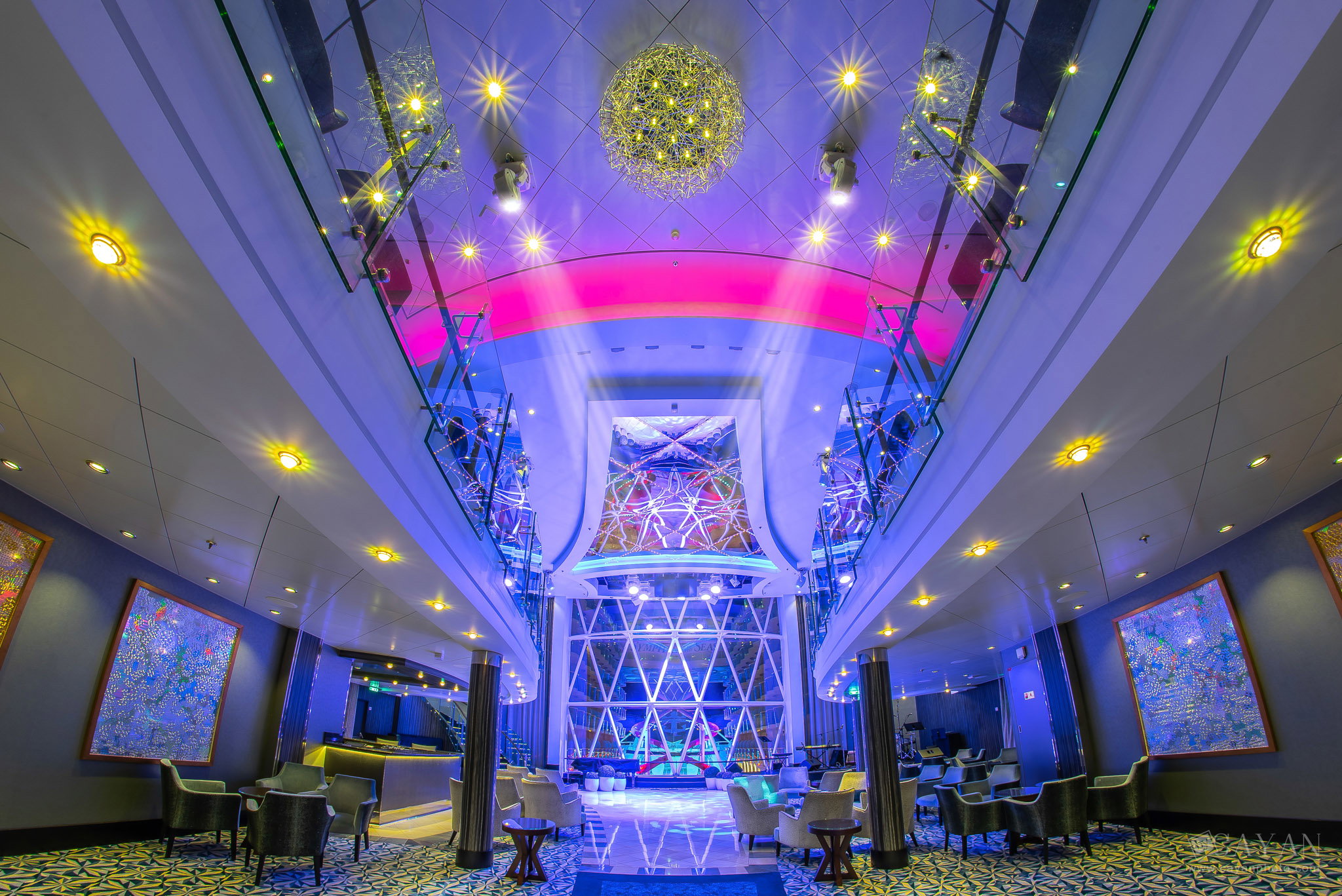 Advertising material for the Symphony of the Seas cruise