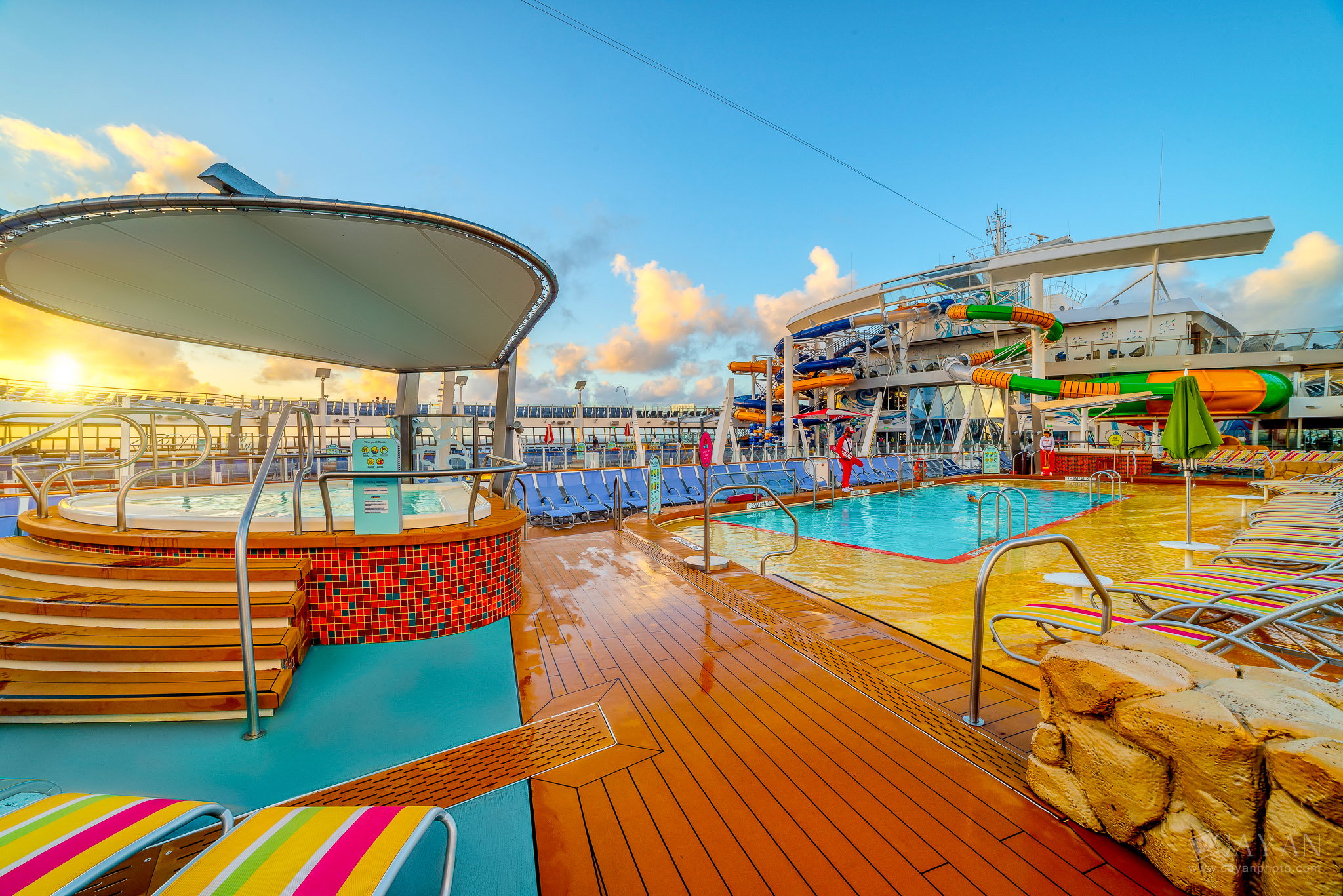 Advertising material for the Symphony of the Seas cruise