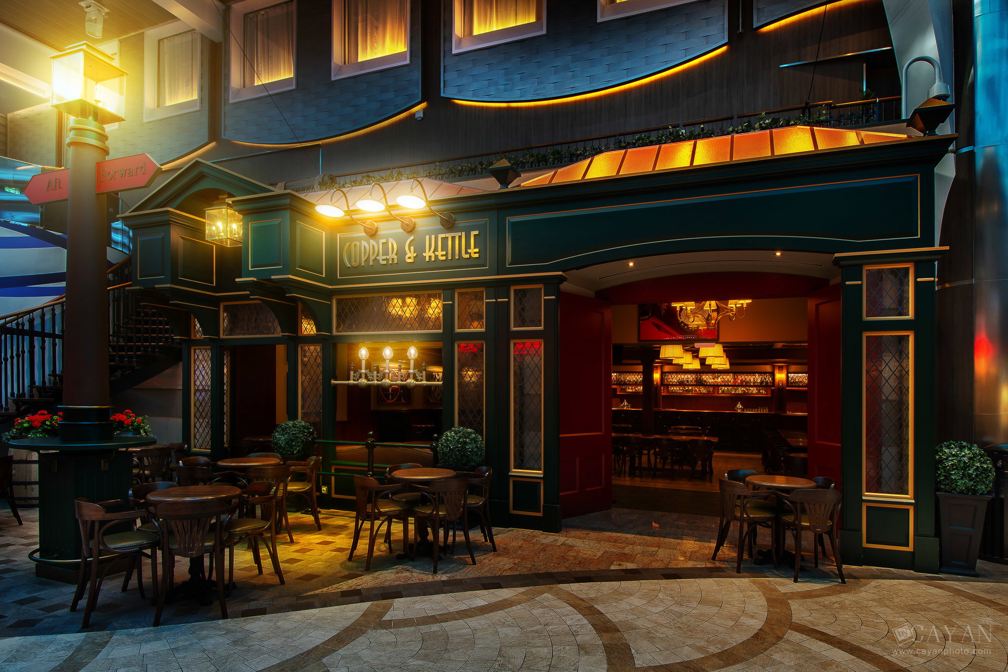 Advertising material for the Symphony of the Seas cruise