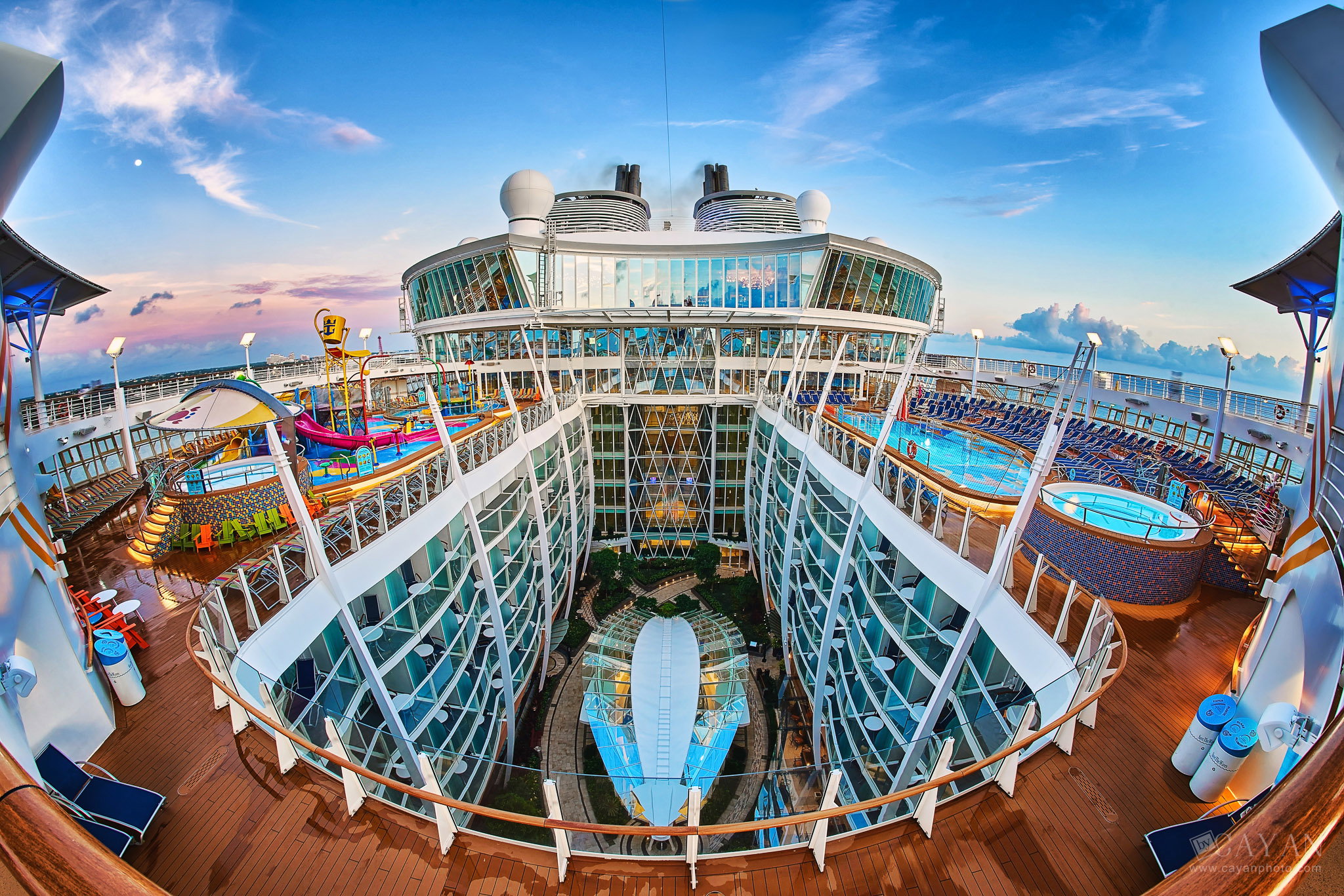 Advertising material for the Symphony of the Seas cruise