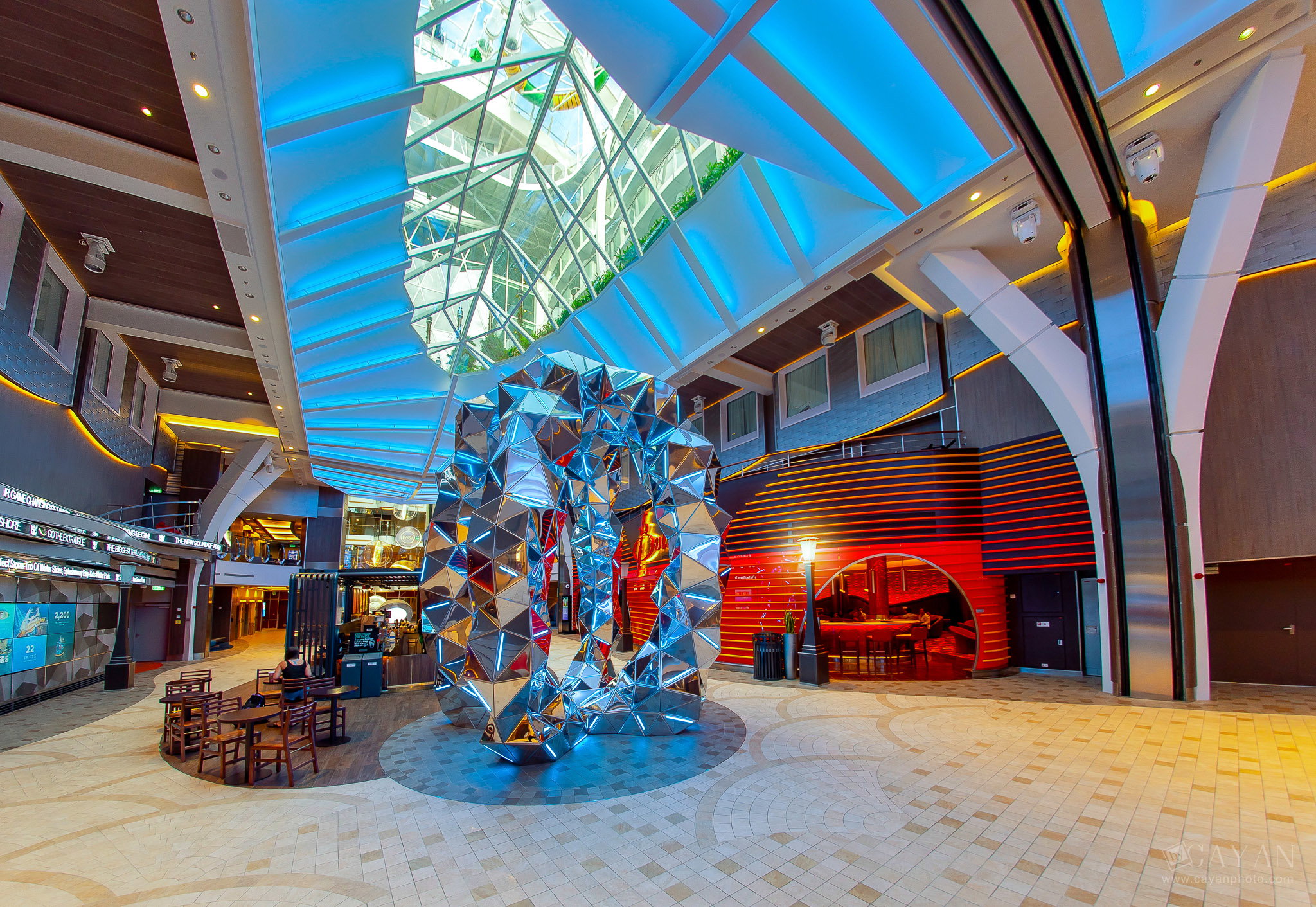 Advertising material for the Symphony of the Seas cruise