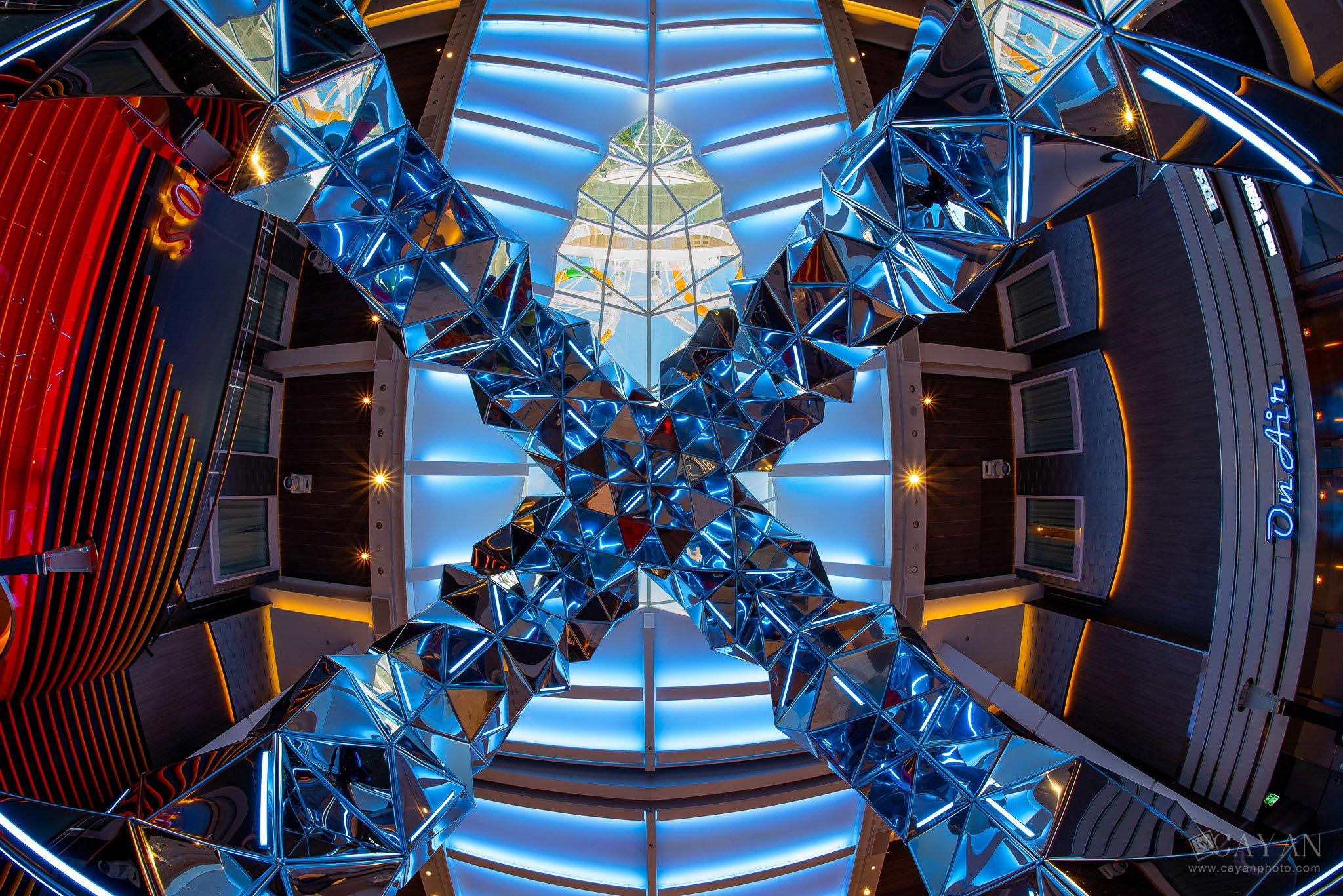 Advertising material for the Symphony of the Seas cruise