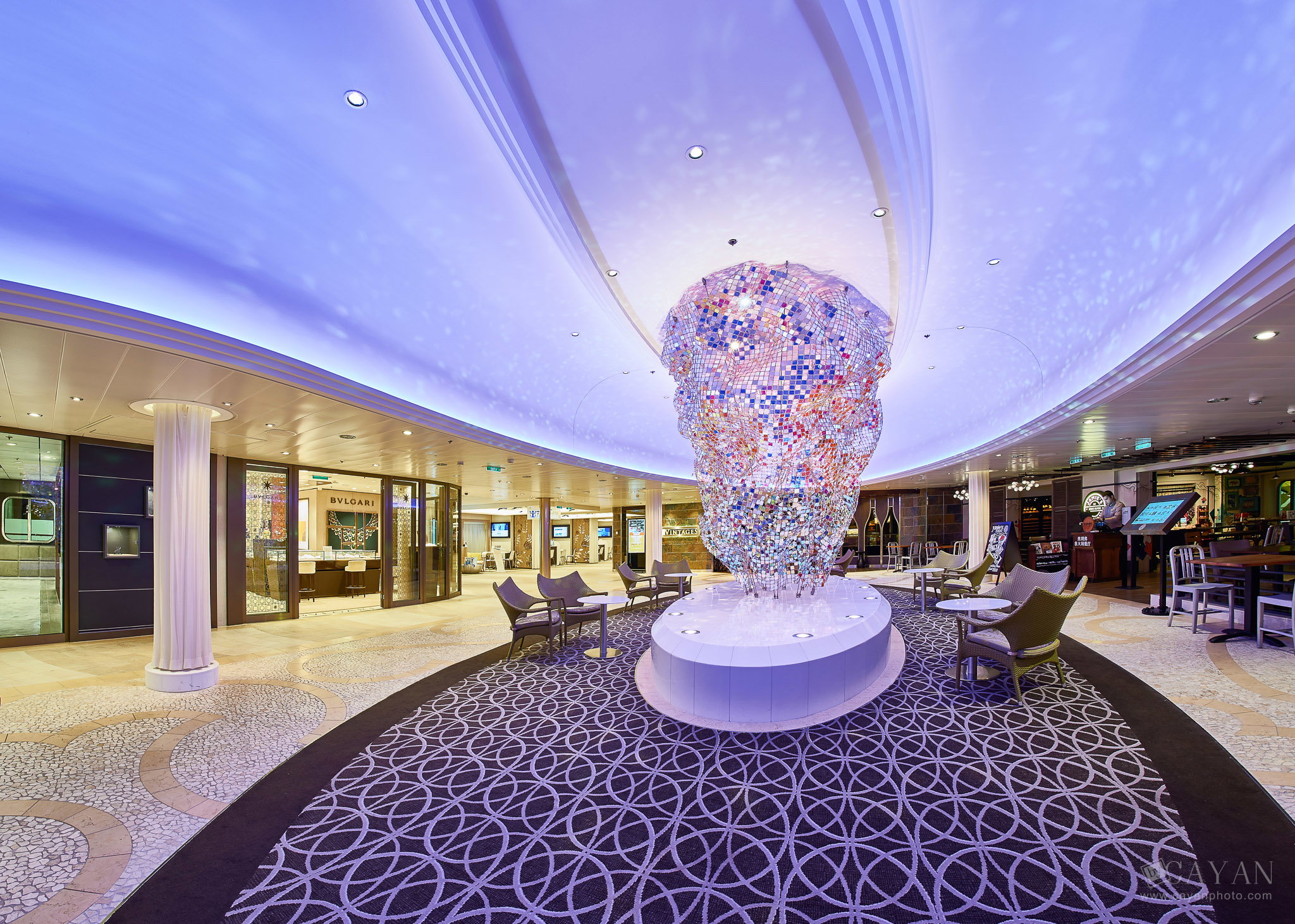 Advertising material for the Symphony of the Seas cruise