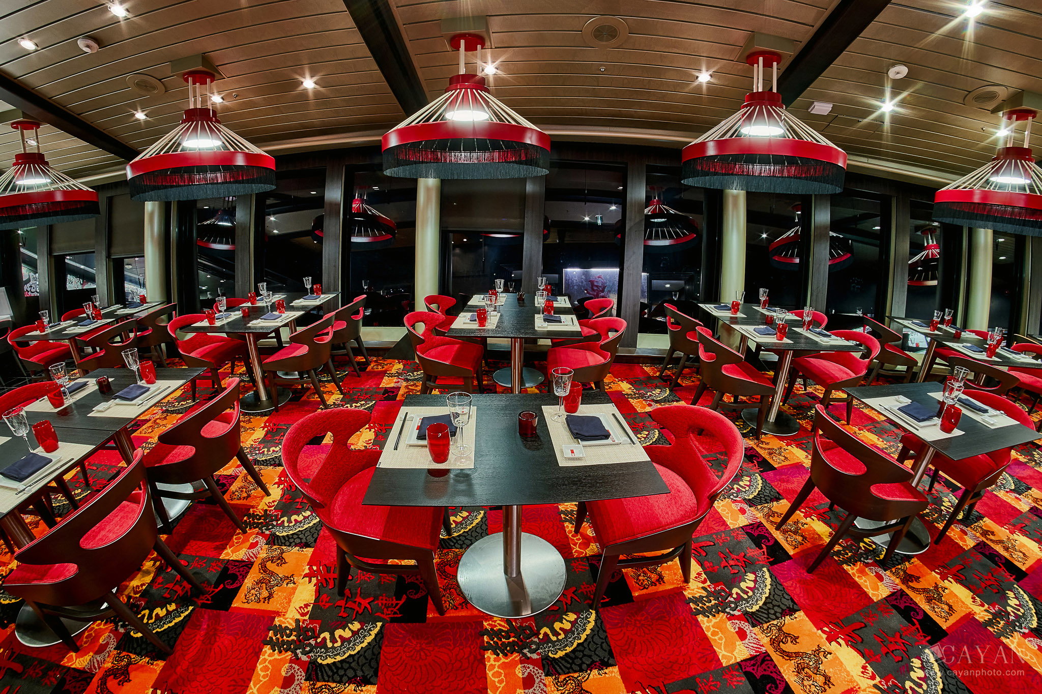 Material for catalog and menu of the IZUMI Asian Chinese Restaurant