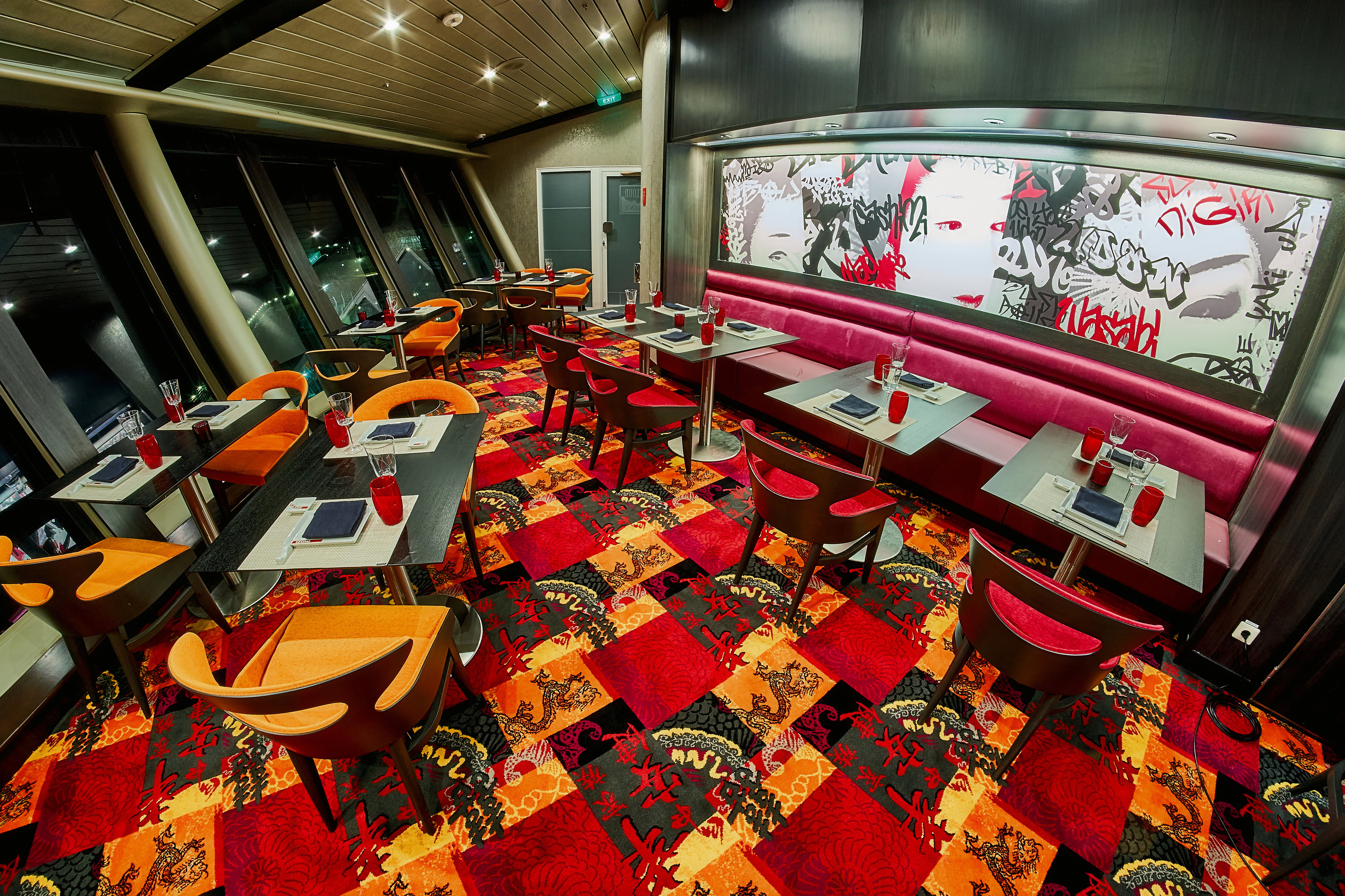 Material for catalog and menu of the IZUMI Asian Chinese Restaurant