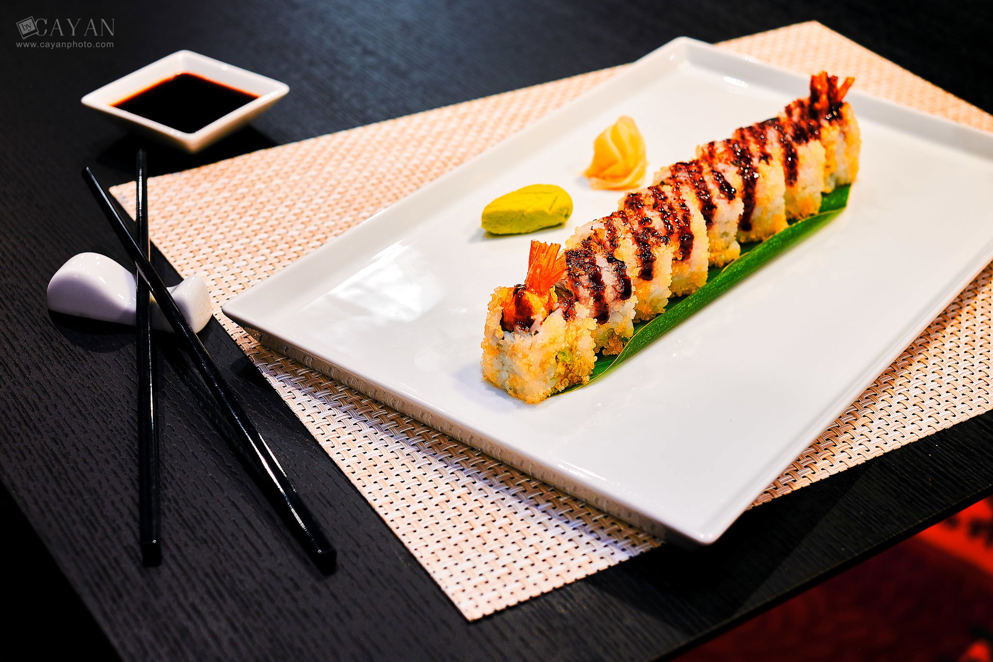 Material for catalog and menu of the IZUMI Asian Chinese Restaurant