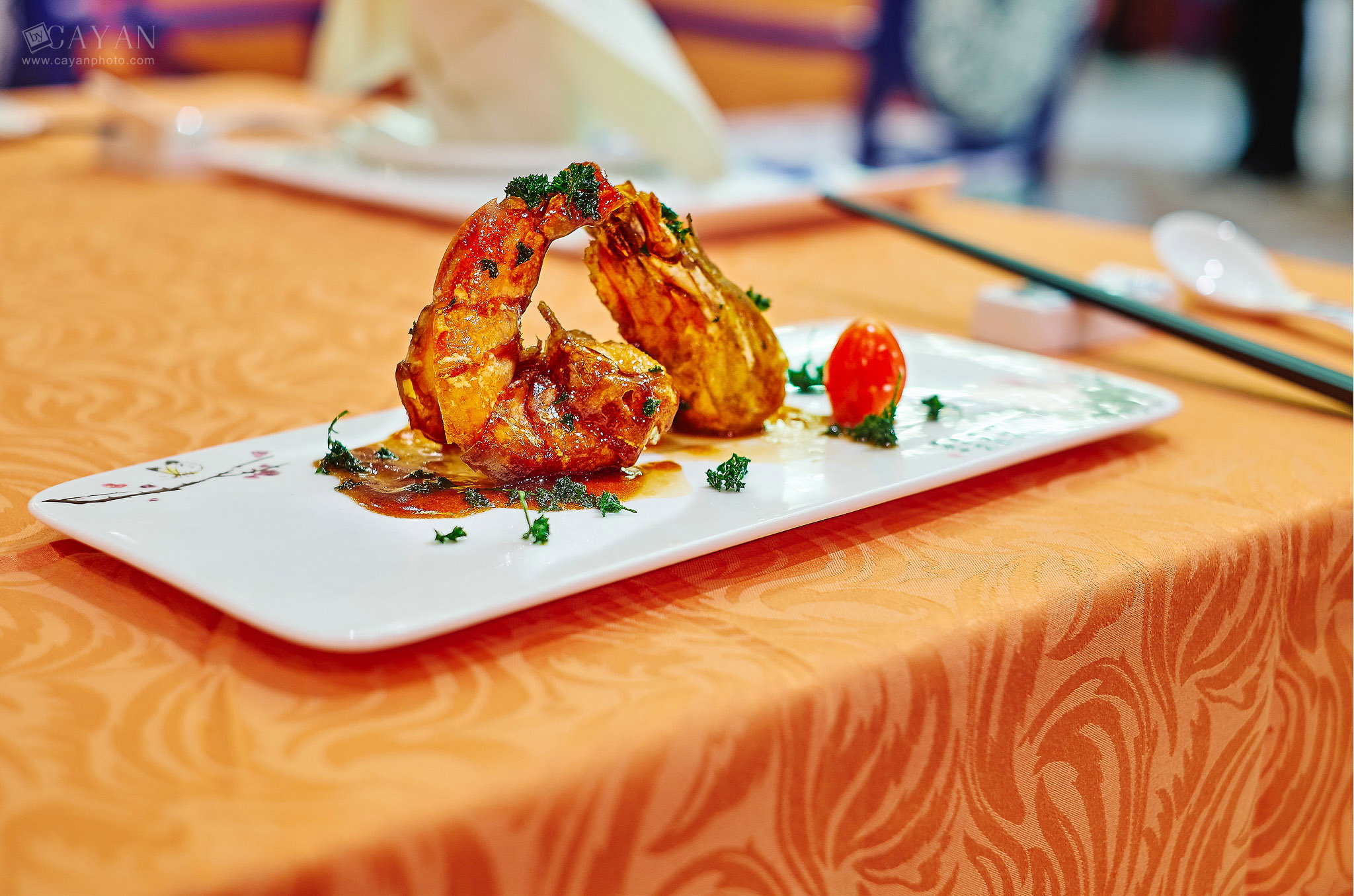 Material for catalog and menu of the IZUMI Asian Chinese Restaurant