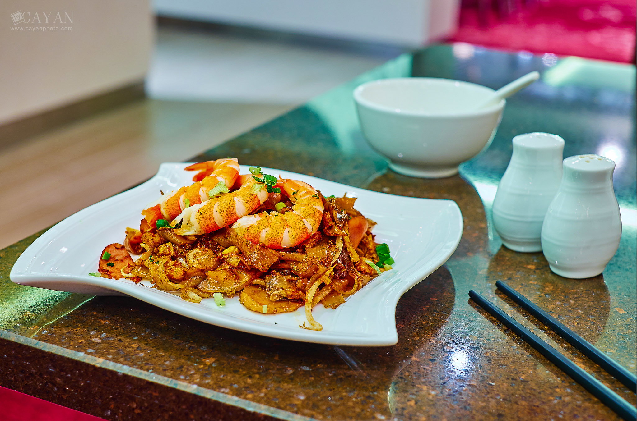 Material for catalog and menu of the IZUMI Asian Chinese Restaurant