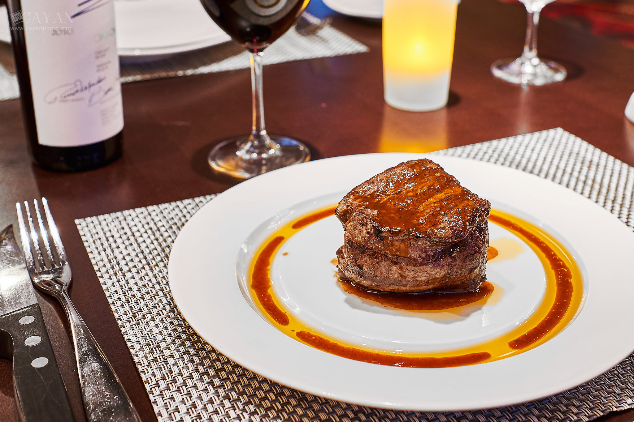 Material for catalog, menu and promotion of Steak House Chopp Grill