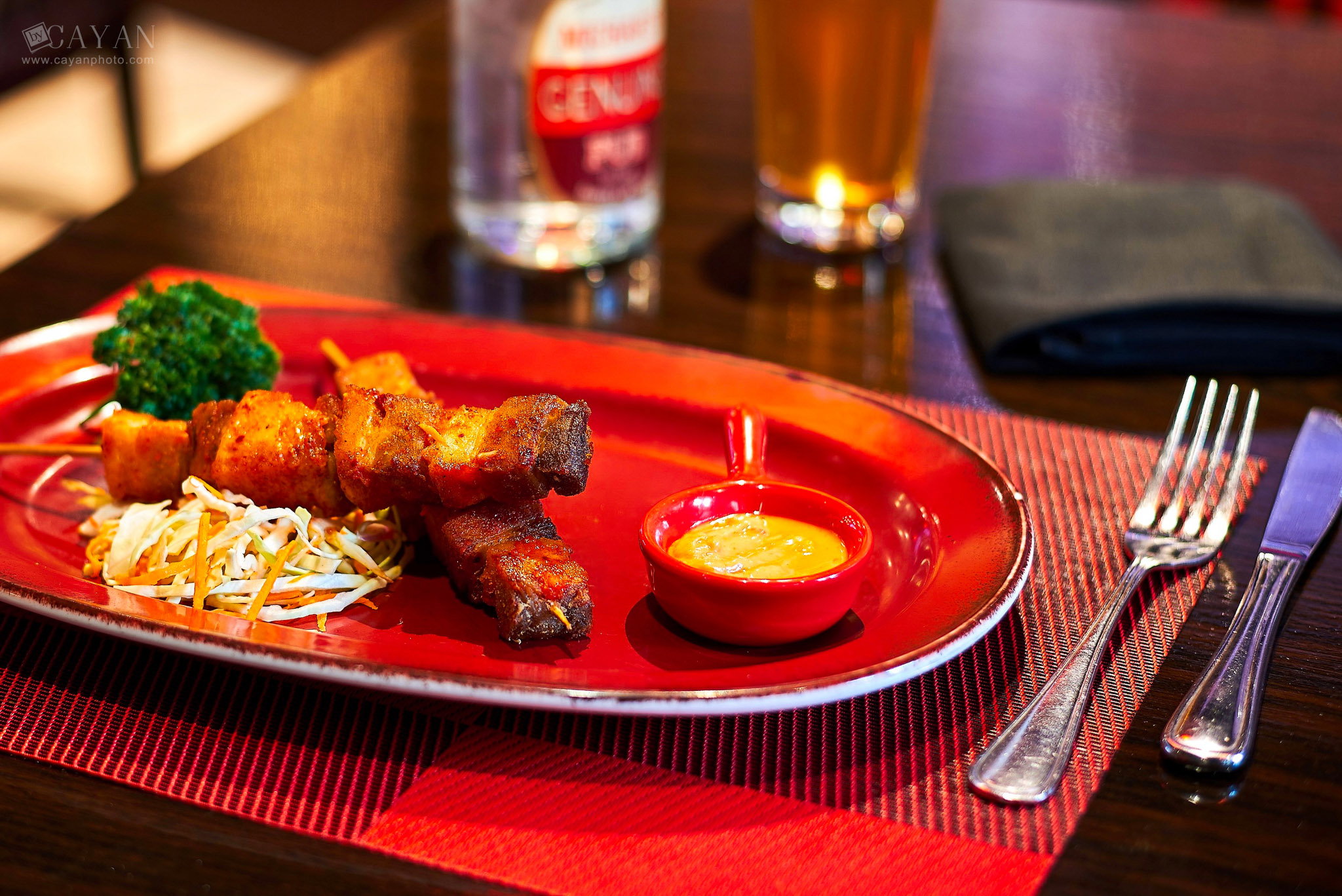 Material for catalogue, menu and promotion of Michael's PUB