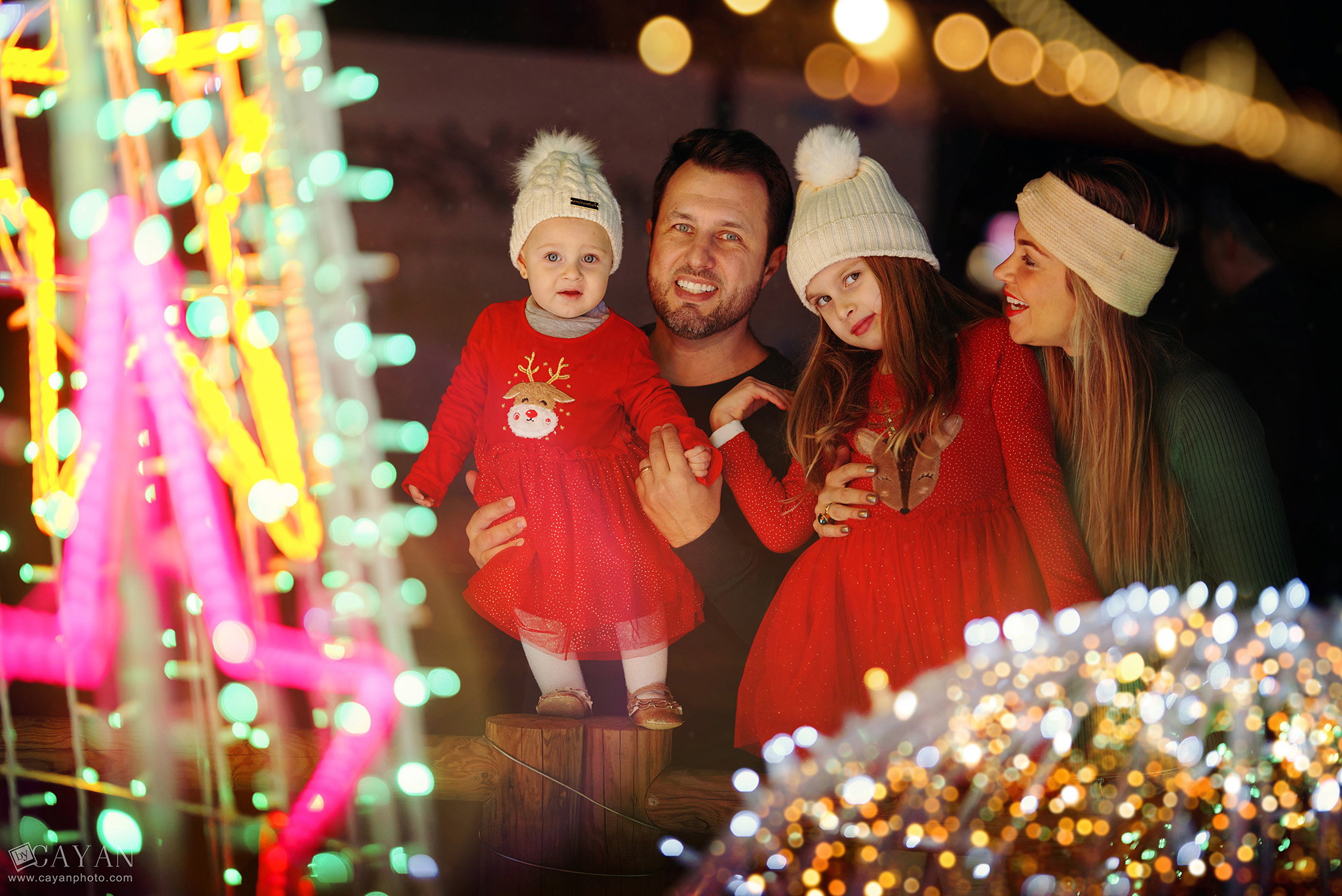 With Priscila and family!