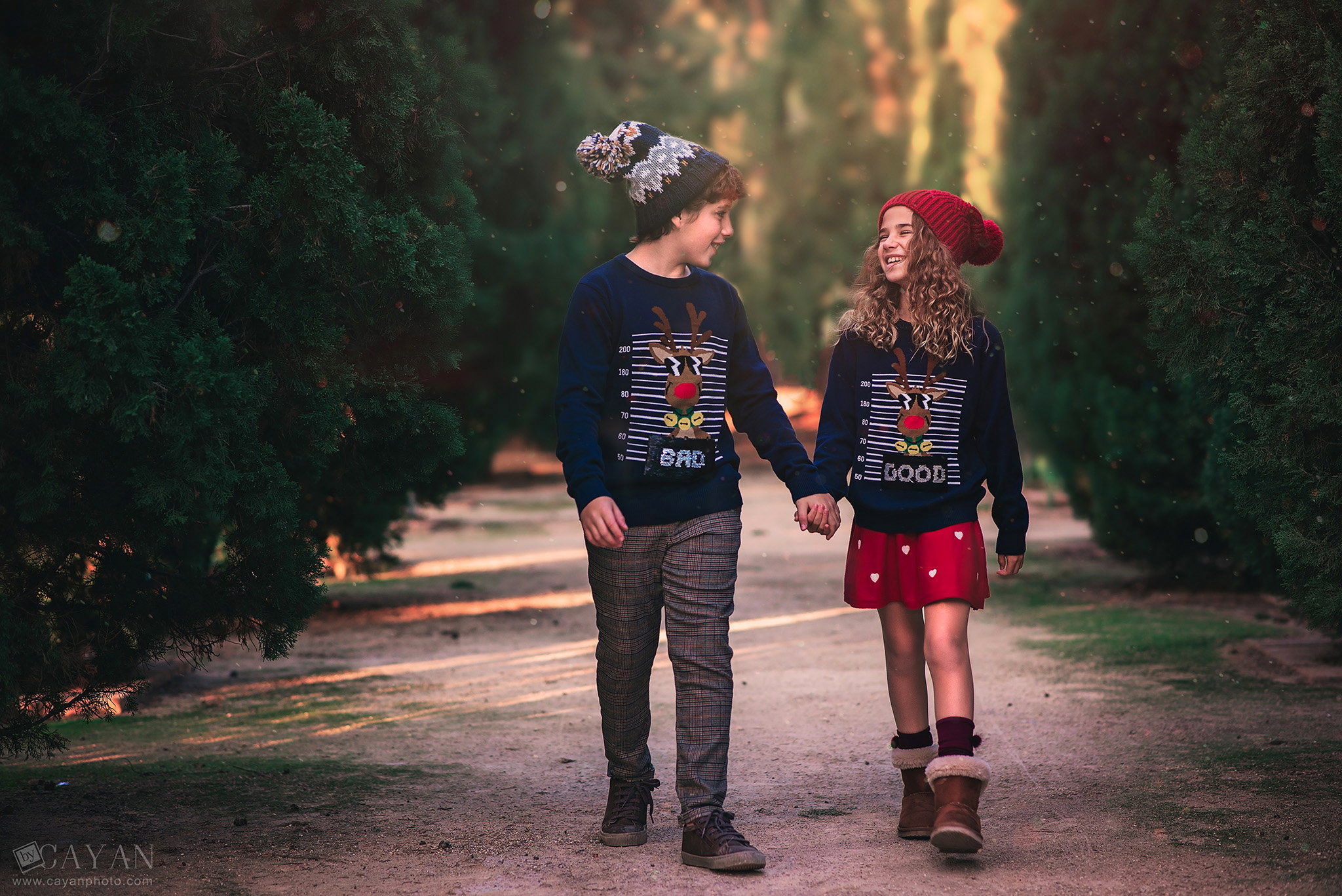 With Letizia and Gonzalo