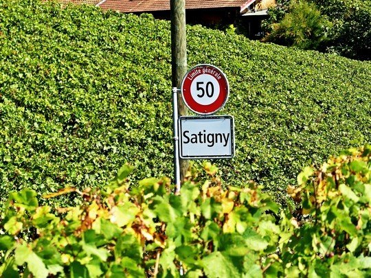 Le village viticole de Satigny (Genève)