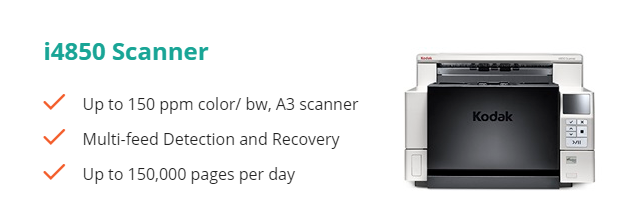 Kodak i4650 A3 production Scanner - USED SCANNERS