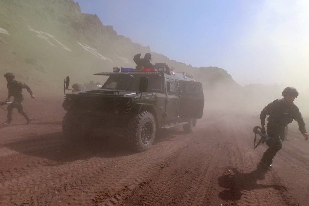 Chinese and Tajik troops completed a joint exercise earlier this month in the mountainous region of Gorno-Badakhshan. Photo: Xinhua