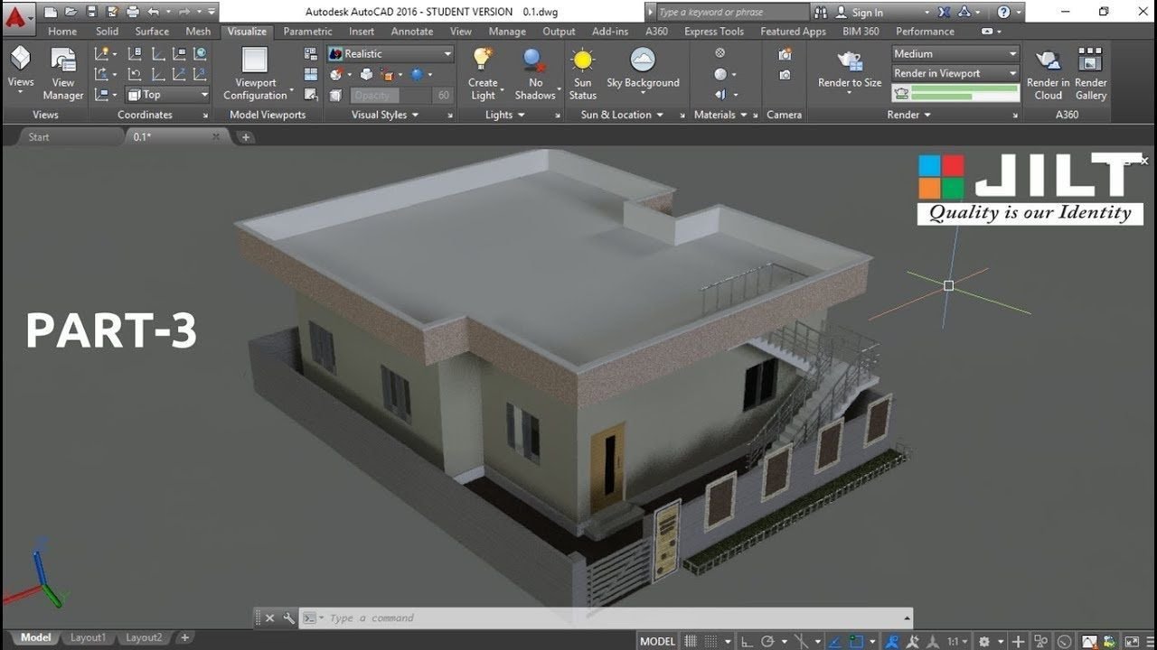 AutoCAD enable 3D design in a 2D space.