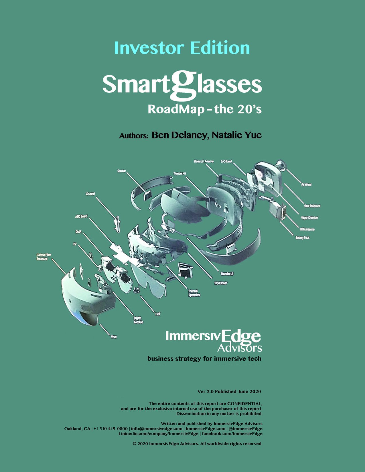 Smartglasses Roadmap – the 20's, Investors Edition