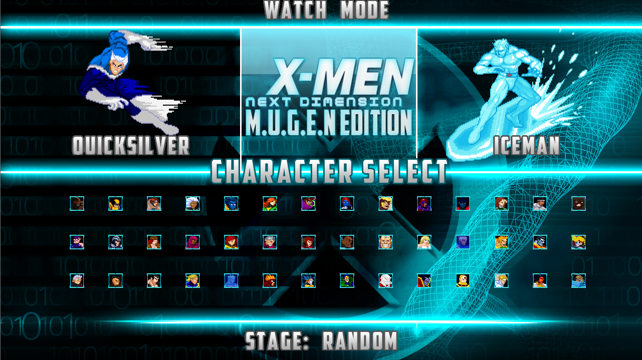X-MEN NEXT DIMENSION MUGEN EDITION 1.1