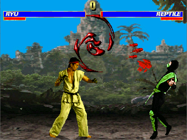 Caiman free games: Mortal Kombat vs Streetfighter by Mugen9s.