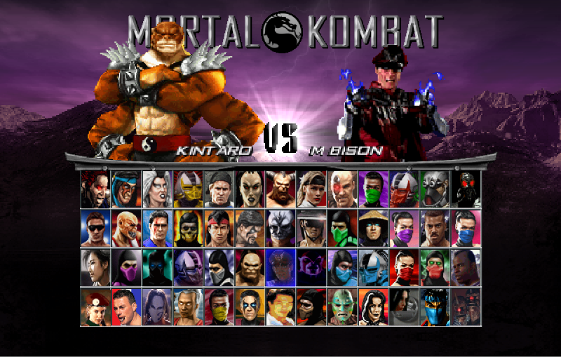 Caiman free games: Mortal Kombat vs Streetfighter by Mugen9s.