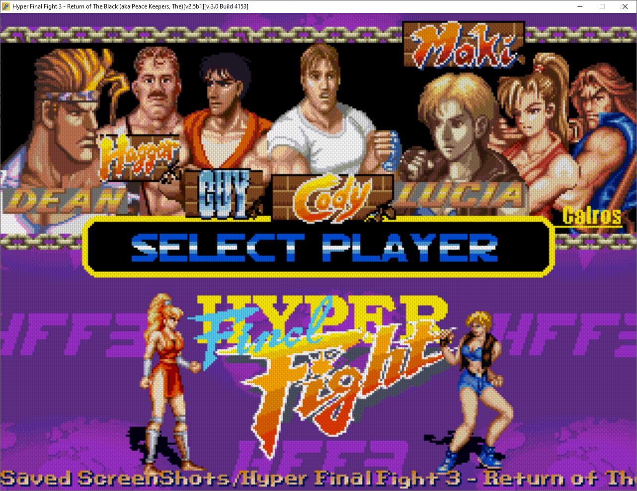 Hyper Final Fight 3 the Peace Keepers-Maki and Lucia