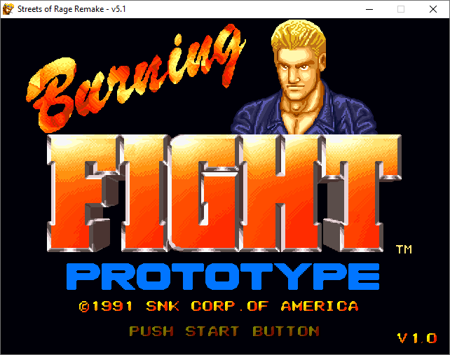 SORRv5.1-Burning Fight Prototype