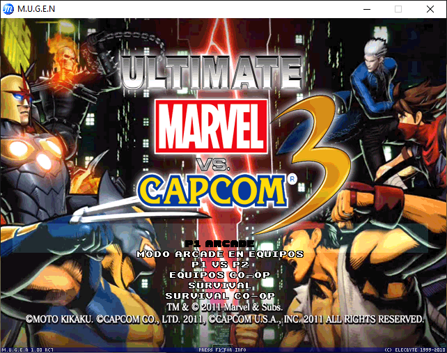 ULTIMATE-MARVEL VS. CAPCOM 3-MUGEN