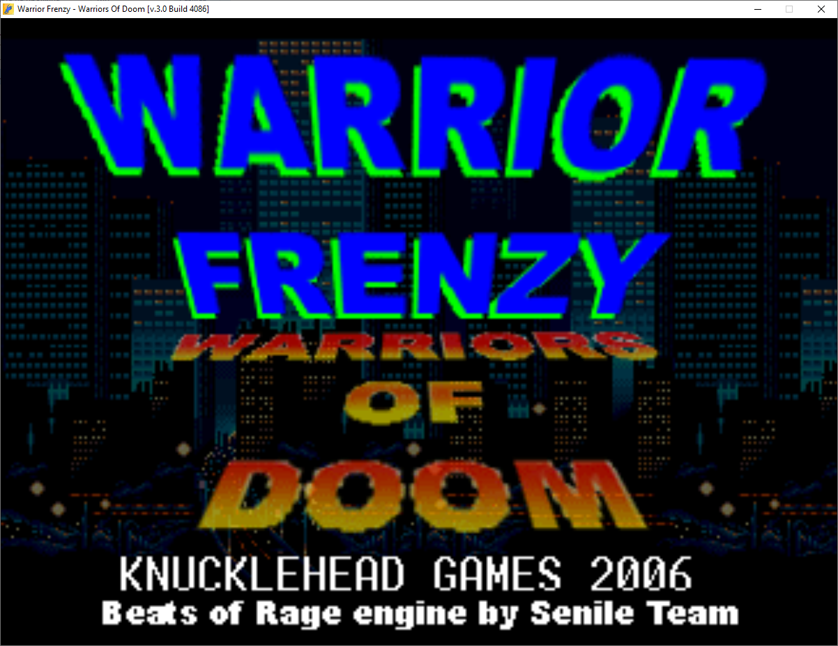 Warrior Frenzy-Warriors Of Doom