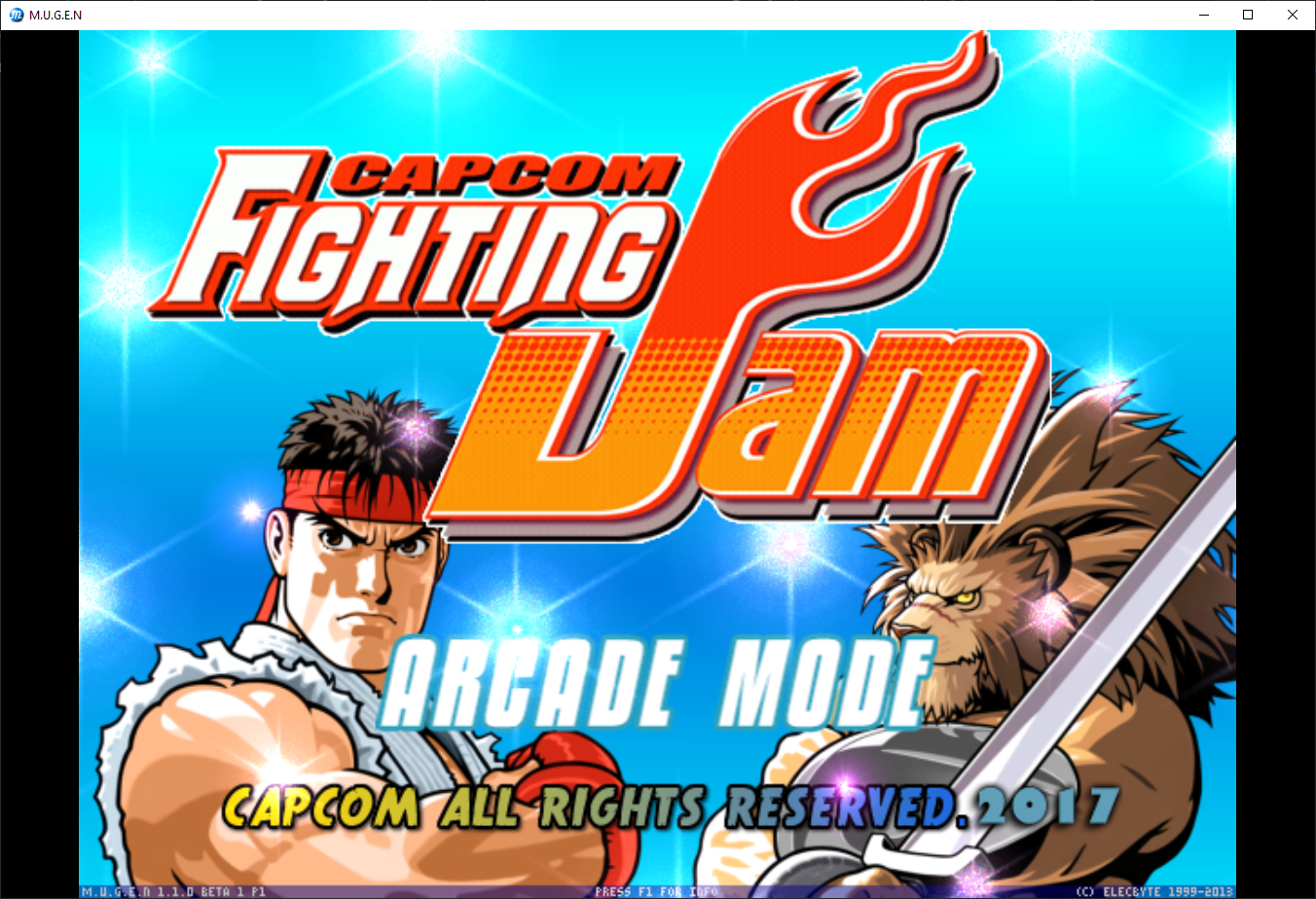 Capcom Fighting JAM-Arcade mode