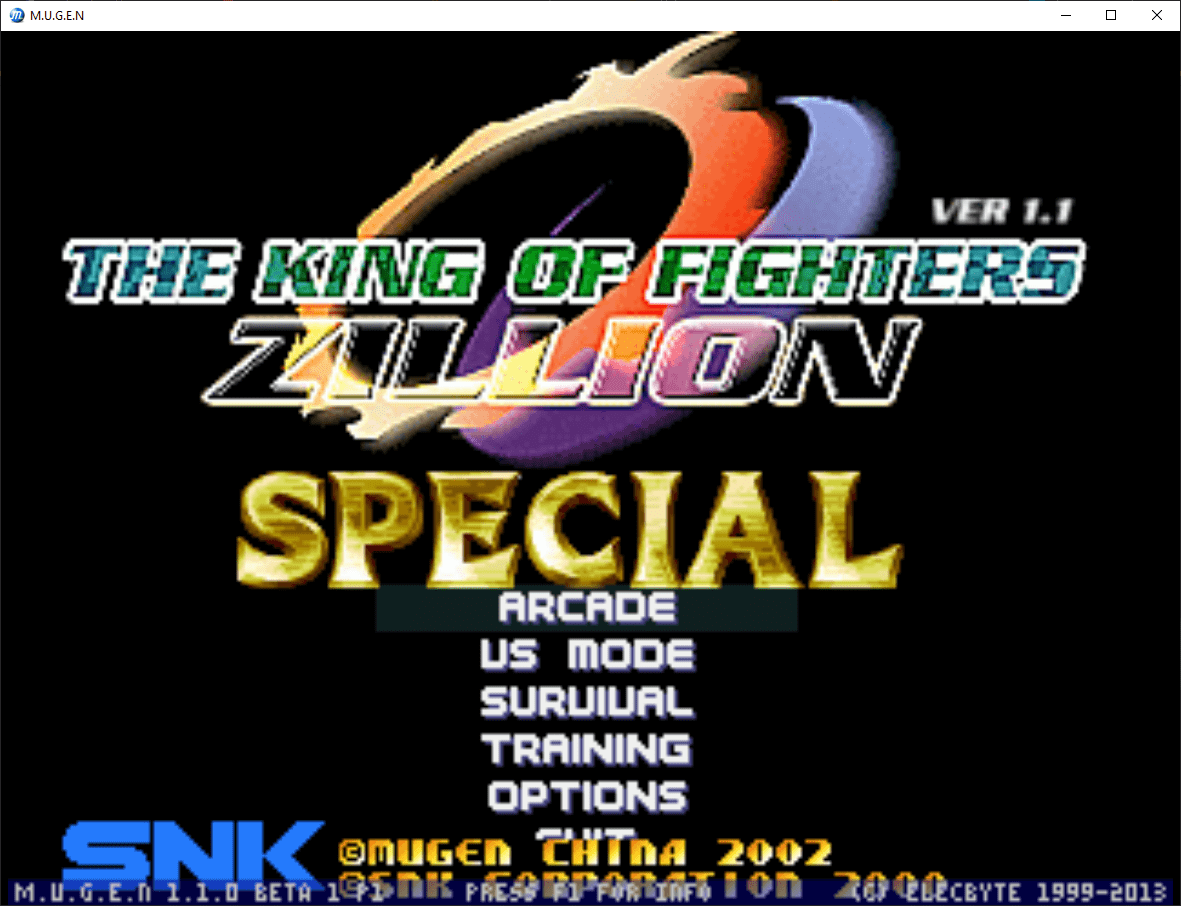 The King of Fighters-Zillion-Special