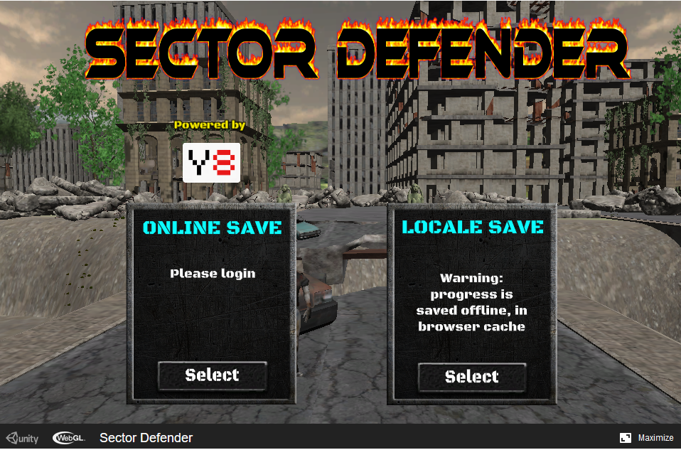Sector Defender webgl 3d game