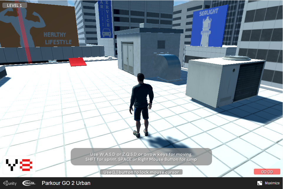 third person action parcour game - Parkour GO 2: Urban