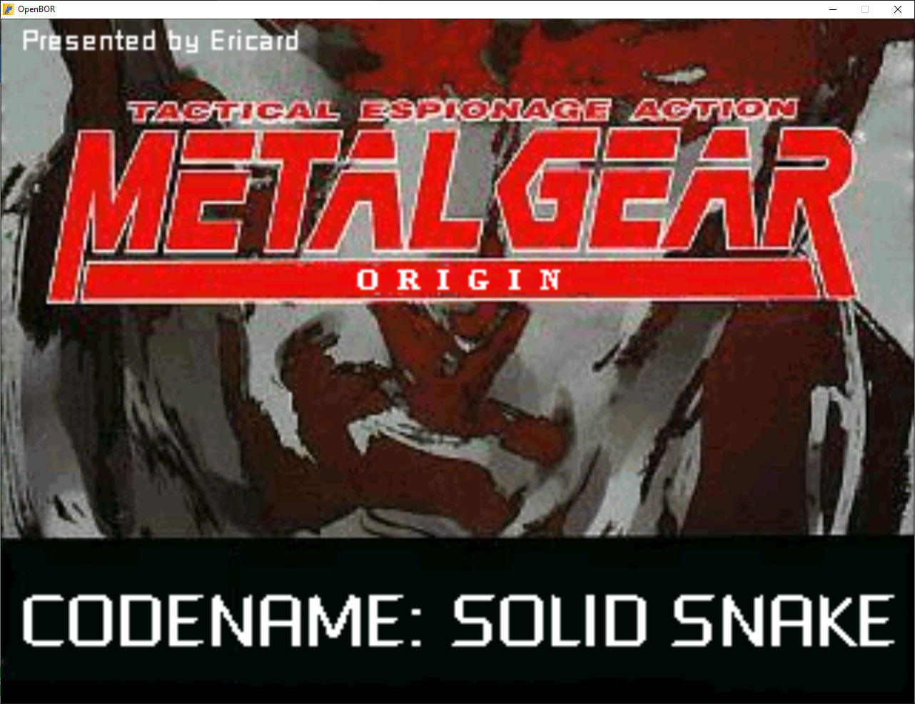 Metal Gear Origin-Code Name-Solid Snake