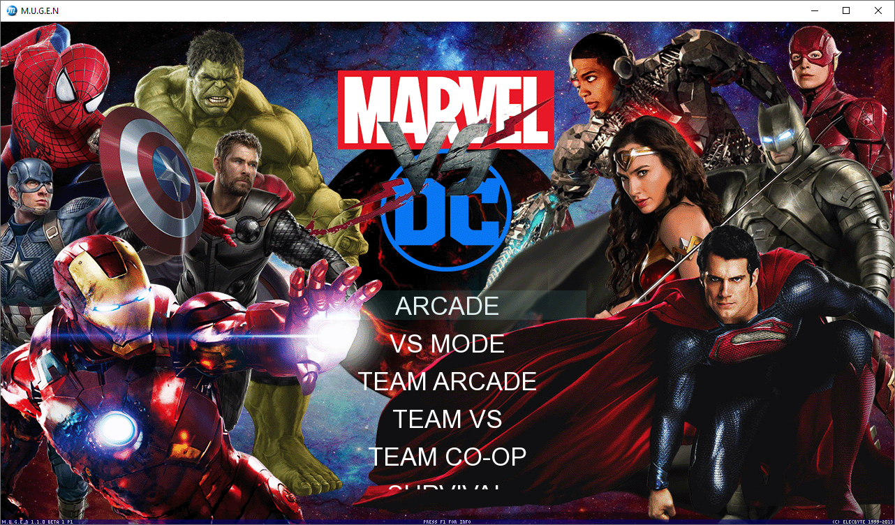 Marvel VS DC Mugen jus