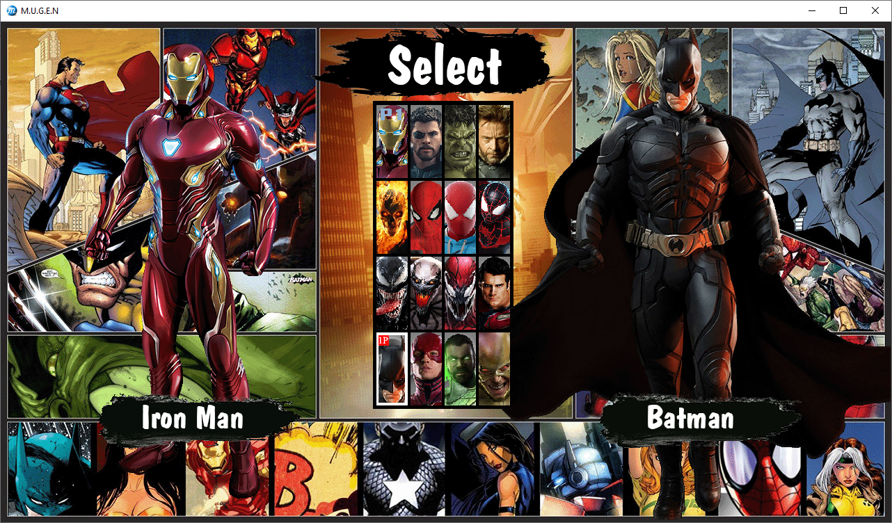 Marvel VS DC Mugen jus-batman
