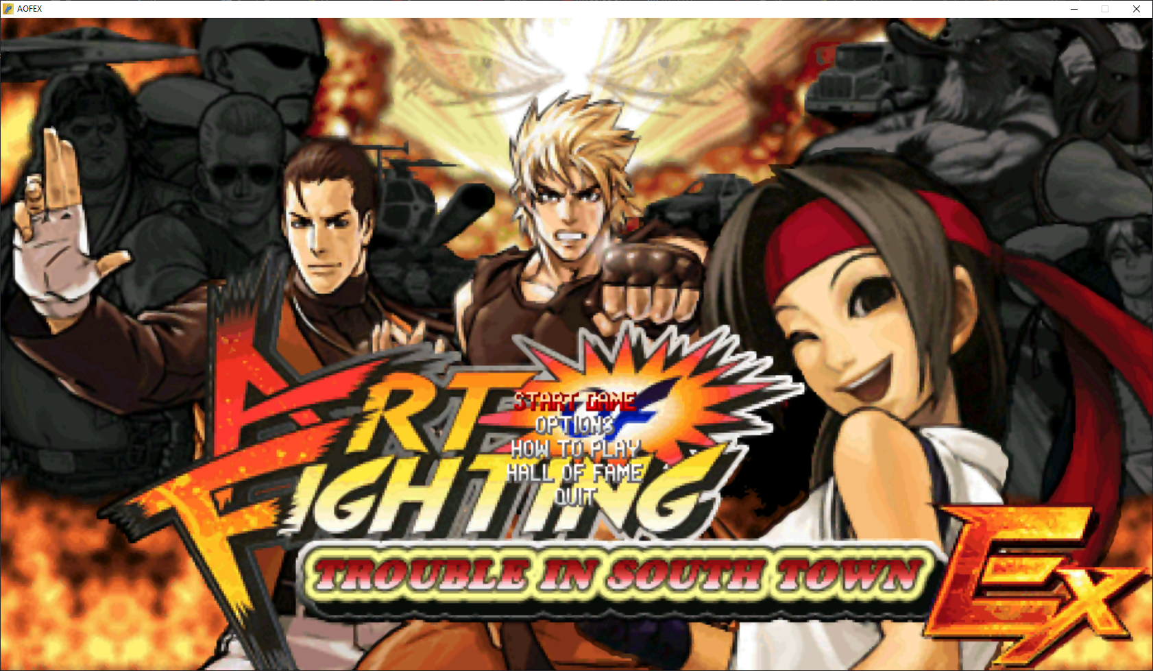 Art of Fighting - Trouble in South Town EX-START-GAME - openbor