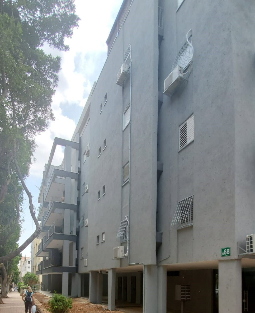 A project to build balconies in a shared building