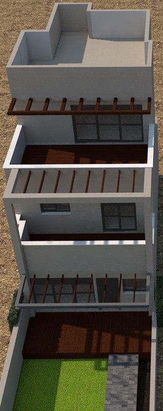 Simulations for the planned structure