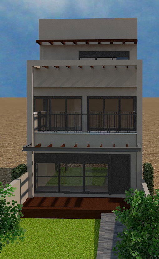 Simulations for the planned structure