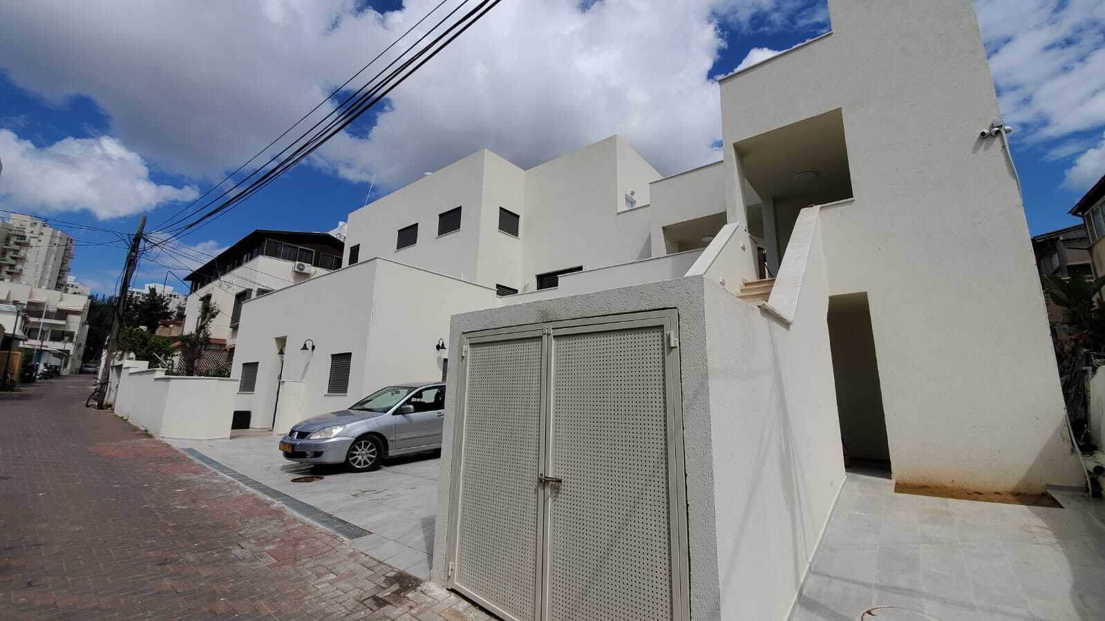 Old apartments before they were demolished